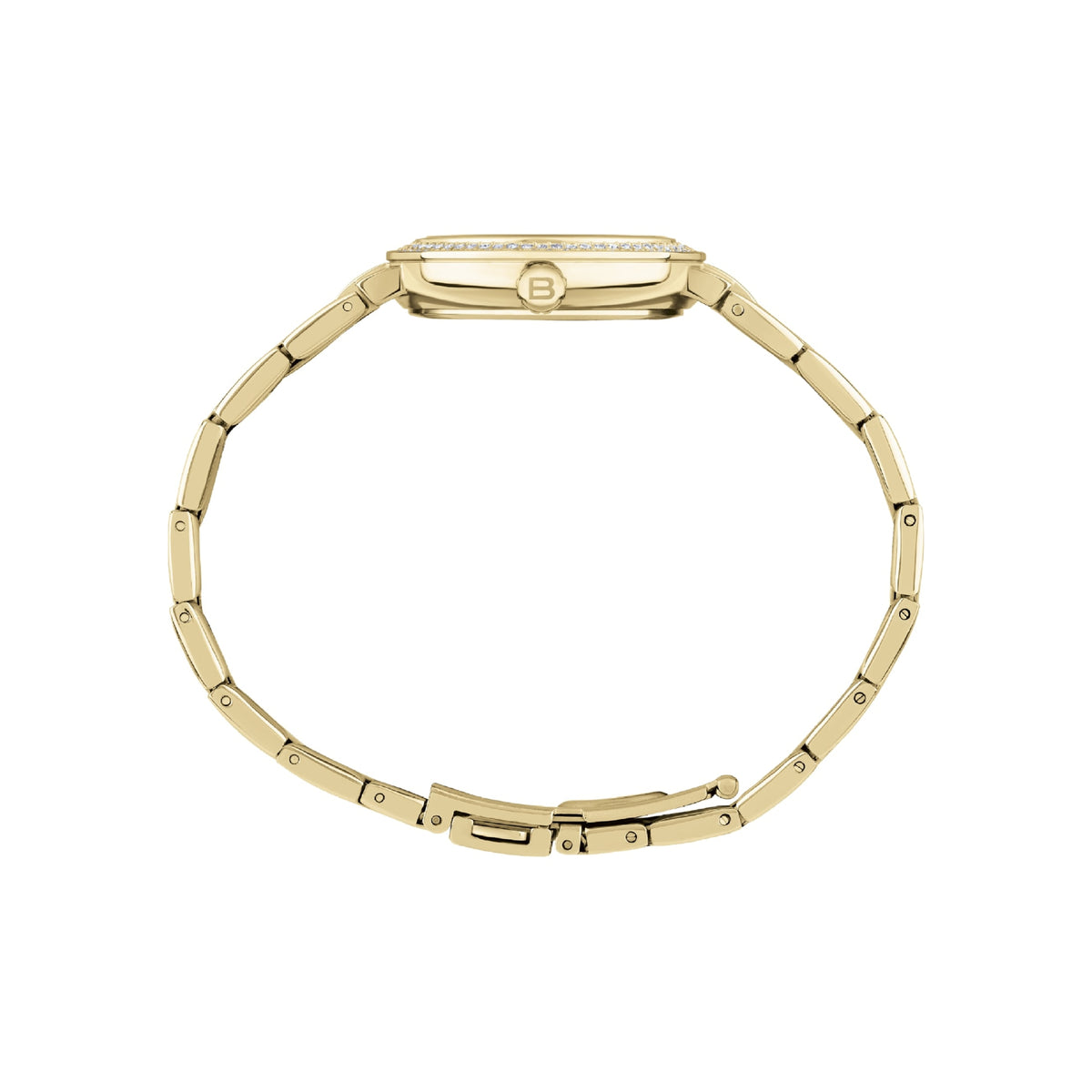 Orologio Solo Tempo Donna Breil Tribe Dance Floor EW0561 in Acciaio IP Gold con Cristalli e Quadrante Bianco - Breil