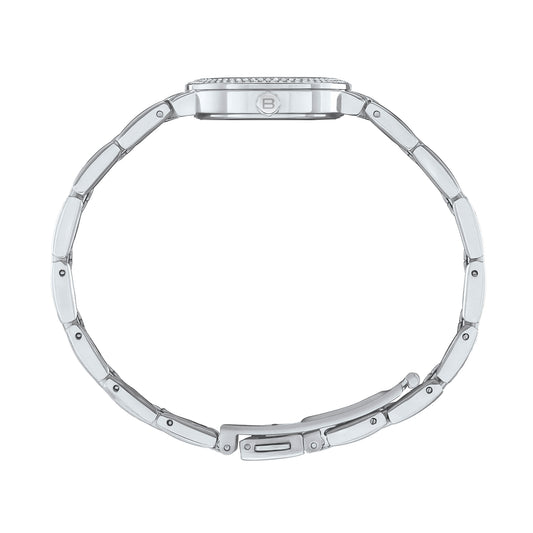 Orologio Solo Tempo Donna Breil Tribe Dance Floor Petit EW0830 in Acciaio con Cristalli e Quadrante Argento - Arena Gioielli  - Breil