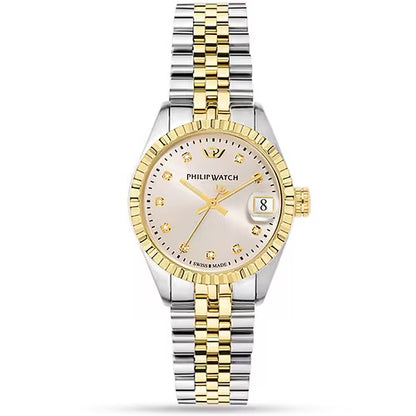 Orologio Donna Philip Watch Caribe Acciaio Oro Diamanti - Arena Gioielli