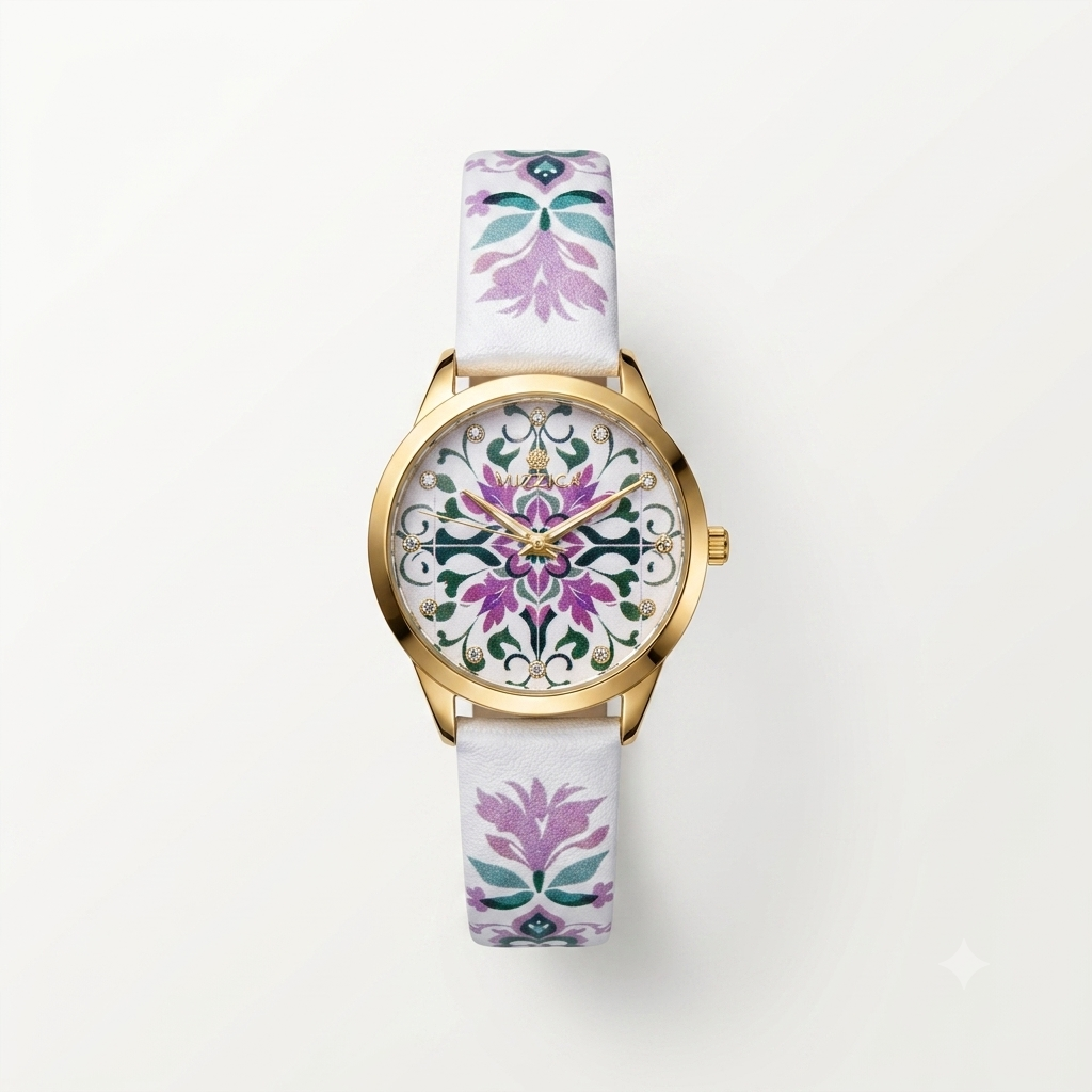Orologio Donna Mizzica MB194 – Quadrante Maiolica Viola Verde - Arena Gioielli - Mizzica