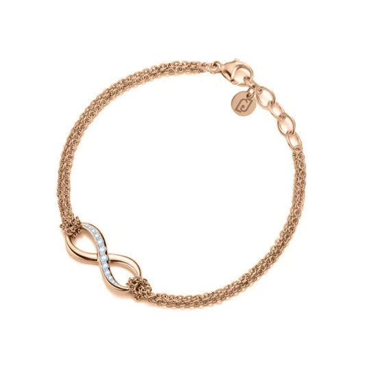 Bracciale infinito donna in acciaio LiuJo LJ2518 - Arena Gioielli 