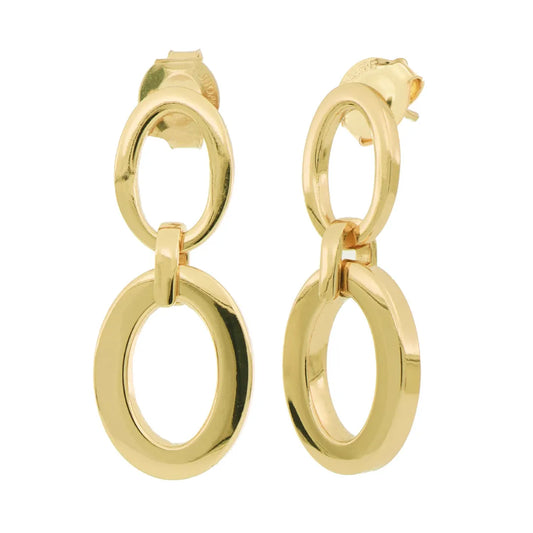 Orecchini Donna pendenti in bronzo oro Unoaerre 004EXO0018000 1945 - Arena Gioielli 