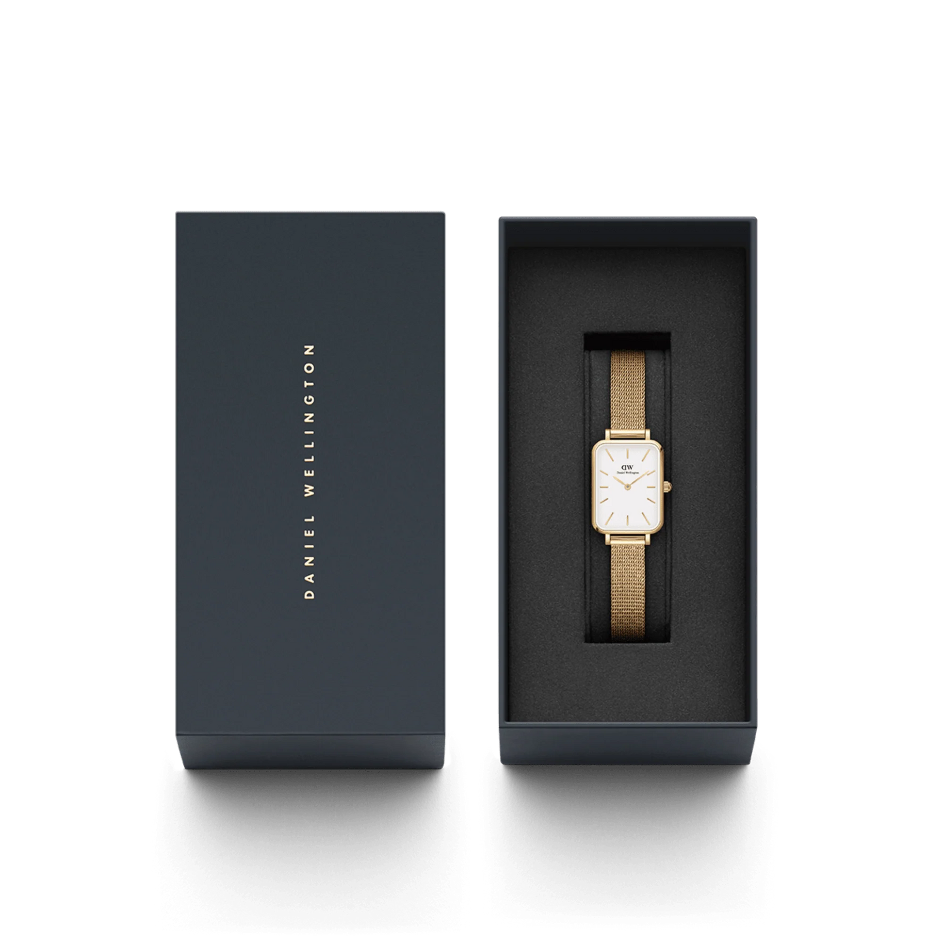 Orologio Donna Daniel Wellington Quadro Pressed Evergold White – DW00100556 - Arena Gioielli 