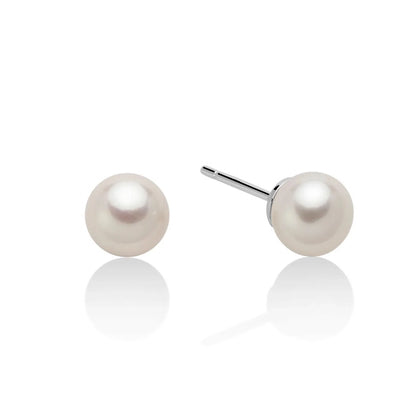 Orecchini donna Miluna in oro e perle 7/7,5 mm PPN775BMV3 - Arena Gioielli