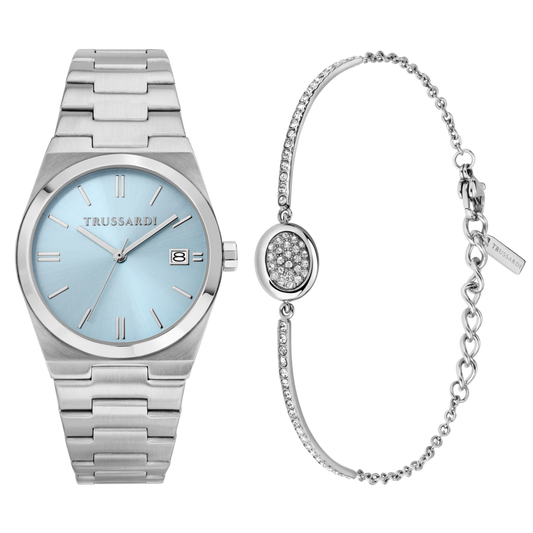 Orologio Donna Trussardi T-Milano R2453175501 – Set con Bracciale - Arena Gioielli  - Trussardi