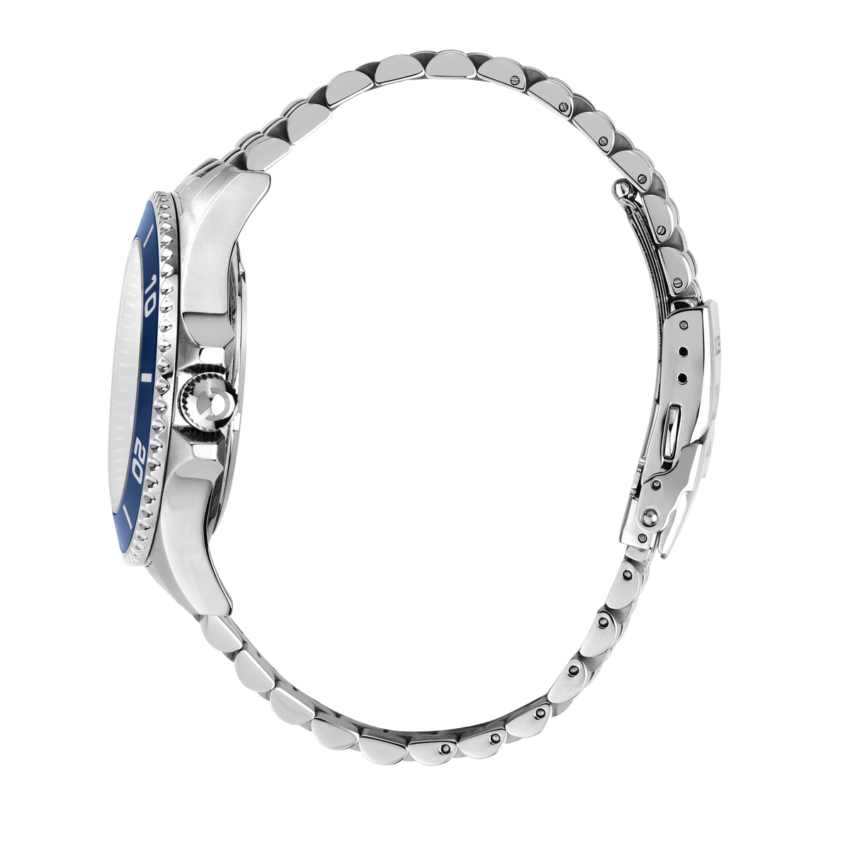 Orologio Uomo Sector 230 Automatico Skeleton in Acciaio Silver con Lunetta Blu R3223161025 - Arena Gioielli - Sector