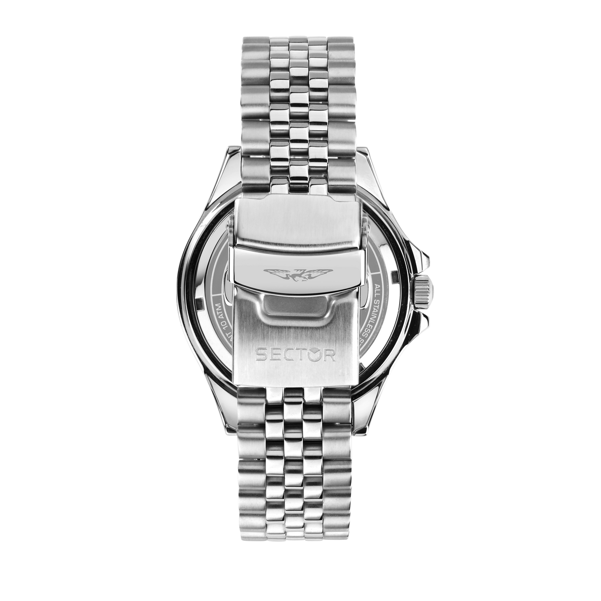 Orologio Uomo Sector 230 Automatico Skeleton in Acciaio Silver con Lunetta Blu R3223161025 - Arena Gioielli - Sector