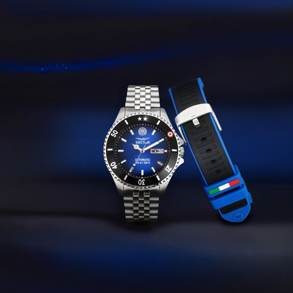 Orologio Uomo Sector Serie 230 Inter Edizione Limitata Automatico in Acciaio R3223161027 - Arena Gioielli