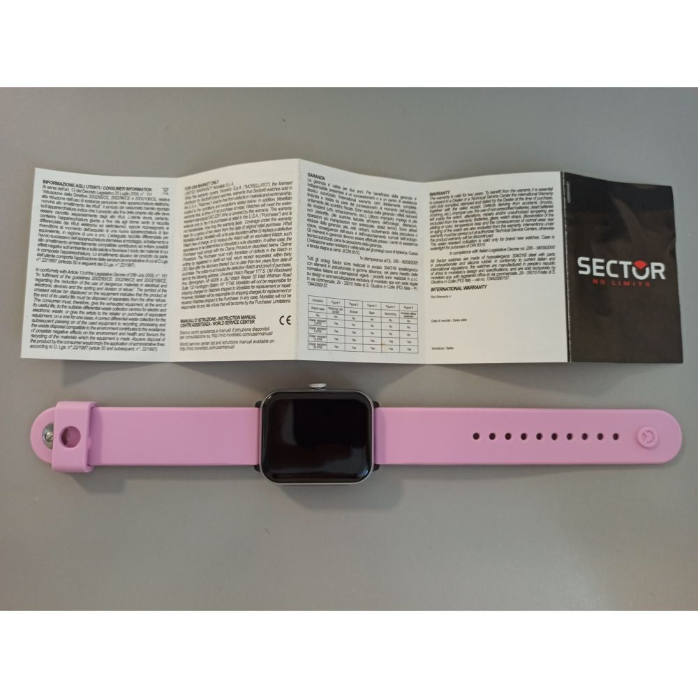 Orologio  Smartwatch unisex Sector  S-08 R3251303008 - Arena Gioielli  - Sector