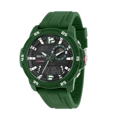 Orologio Digitale Uomo Sector Ex-56 Cinturino Verde R3251355001 - Arena Gioielli