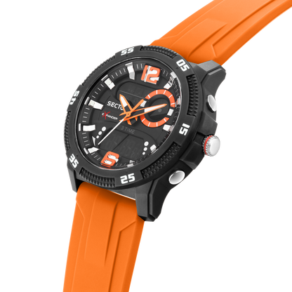 Orologio Digitale Uomo Sector Ex-56 Cinturino Arancione R3251355002 - Arena Gioielli