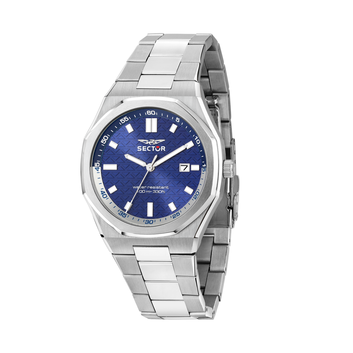 Orologio Uomo Sector OTTO150 Solo Tempo in Acciaio Silver con Quadrante Blu R3253550002 - Arena Gioielli - Sector