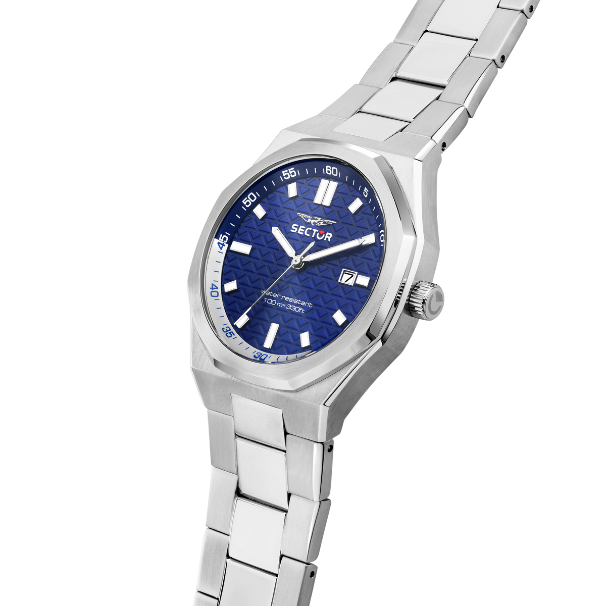 Orologio Uomo Sector OTTO150 Solo Tempo in Acciaio Silver con Quadrante Blu R3253550002 - Arena Gioielli - Sector