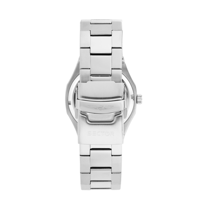Orologio Uomo Sector OTTO150 Solo Tempo in Acciaio Silver con Quadrante Nero R3253550004