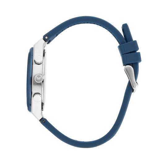 Orologio Uomo Sector OTTO150 Cronografo in Acciaio Silver e Silicone Blu R3271650001 - Arena Gioielli - Sector