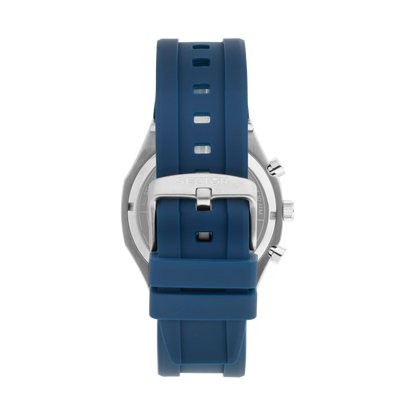Orologio Uomo Sector OTTO150 Cronografo in Acciaio Silver e Silicone Blu R3271650001 - Arena Gioielli