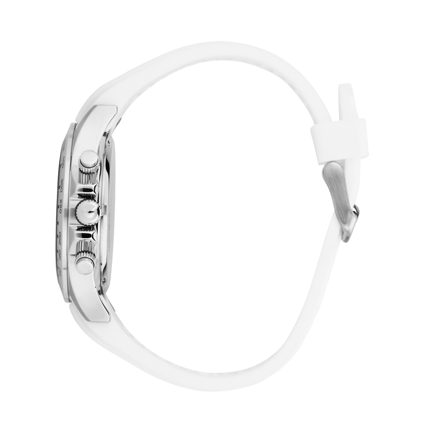 Orologio Uomo Sector 230 Cronografo in Acciaio Silver e Silicone Bianco R3271661037 - Sector