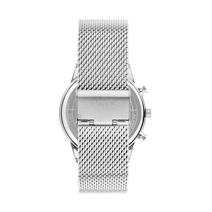 Orologio Uomo Sector 660 Cronografo Maglia Milano Quadrante verde R3273617012