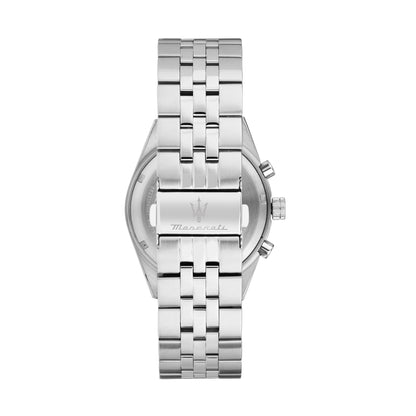 Orologio Uomo Maserati Competizione Multifunzione in Acciaio Silver con Quadrante Nero R8853100050 - Arena Gioielli