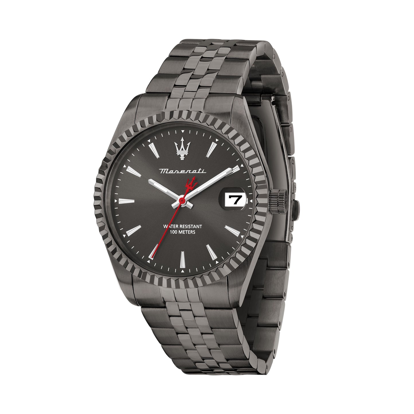 Orologio Uomo Maserati Competizione Solo Tempo in Acciaio Grigio con Datario R8853100054 - Maserati