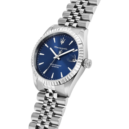 Orologio Uomo Maserati Competizione Solo Tempo in Acciaio con Quadrante Blu R8853100056