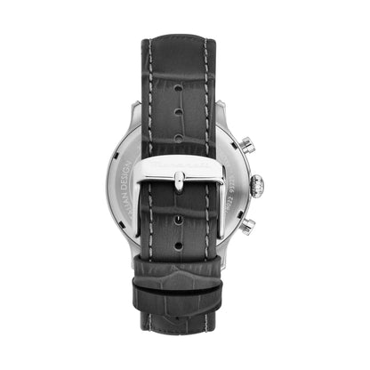 Orologio Uomo Maserati Epoca Cronografo in Acciaio Silver e Pelle Nera R8871618021 - Arena Gioielli