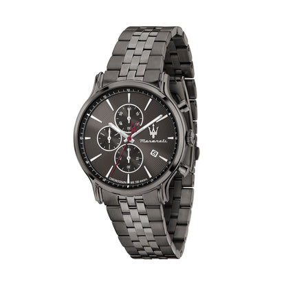 Orologio Uomo Maserati Epoca Cronografo in Acciaio Grigio con Quadrante Grigio R8873618036 - Arena Gioielli