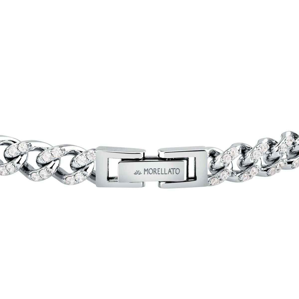 Bracciale Donna Morellato Trame in Argento Sostenibile Silver a Catena con Cubic Zirconia Bianchi SAAG09 - Morellato