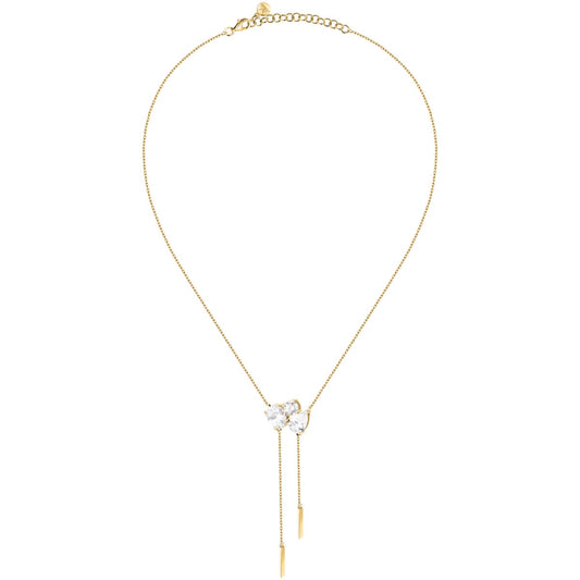 Collana Donna Morellato Riflessi Pendente con Frange in Argento Dorato con Cubic Zirconia Bianchi SABC01 - Arena Gioielli - Morellato