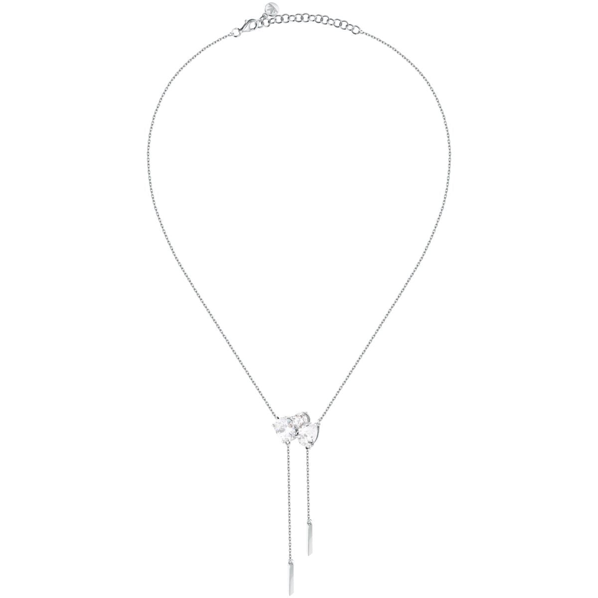 Collana Donna Morellato Riflessi Pendente con Frange in Argento con Cubic Zirconia Bianchi SABC02 - Arena Gioielli - Morellato