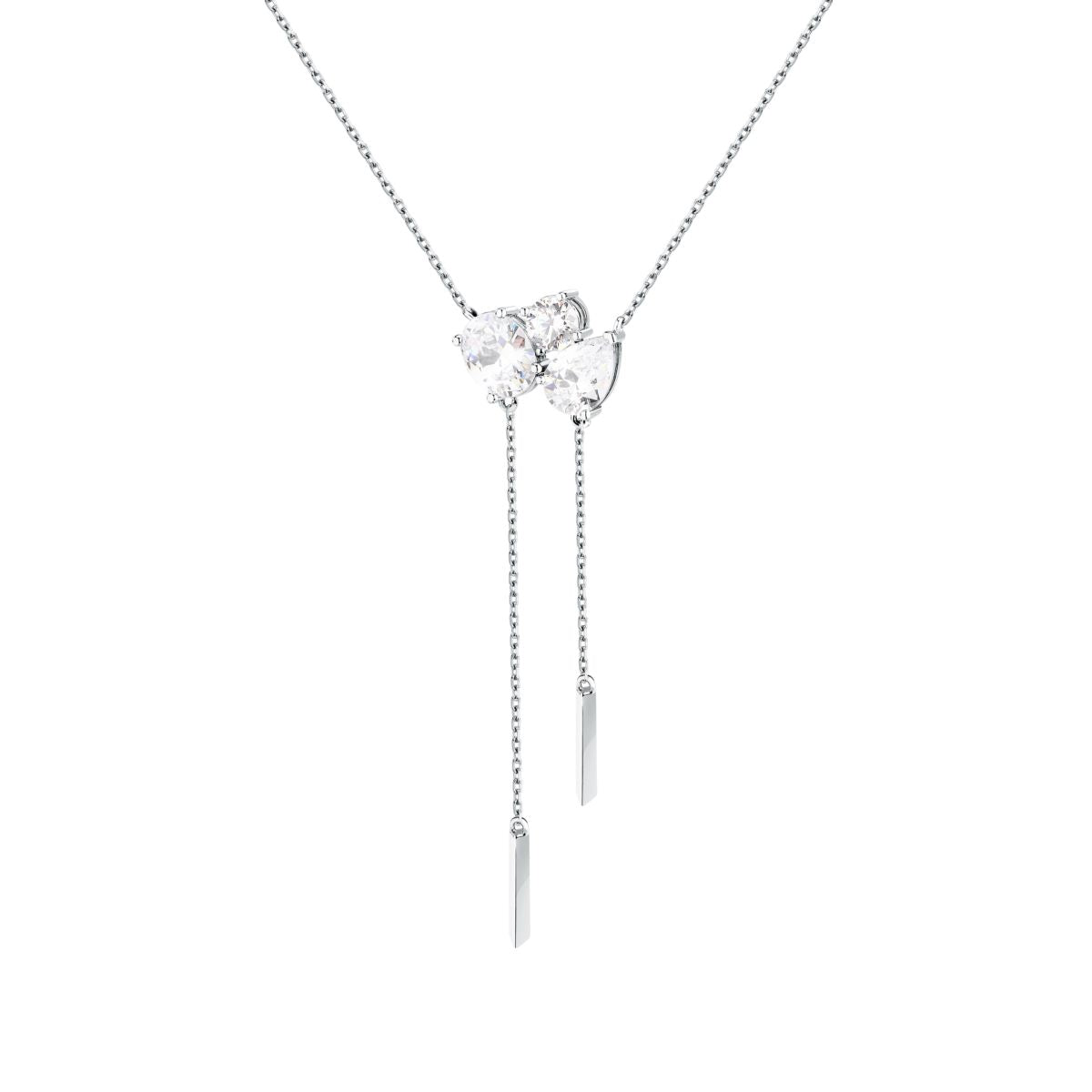 Collana Donna Morellato Riflessi Pendente con Frange in Argento con Cubic Zirconia Bianchi SABC02 - Arena Gioielli - Morellato