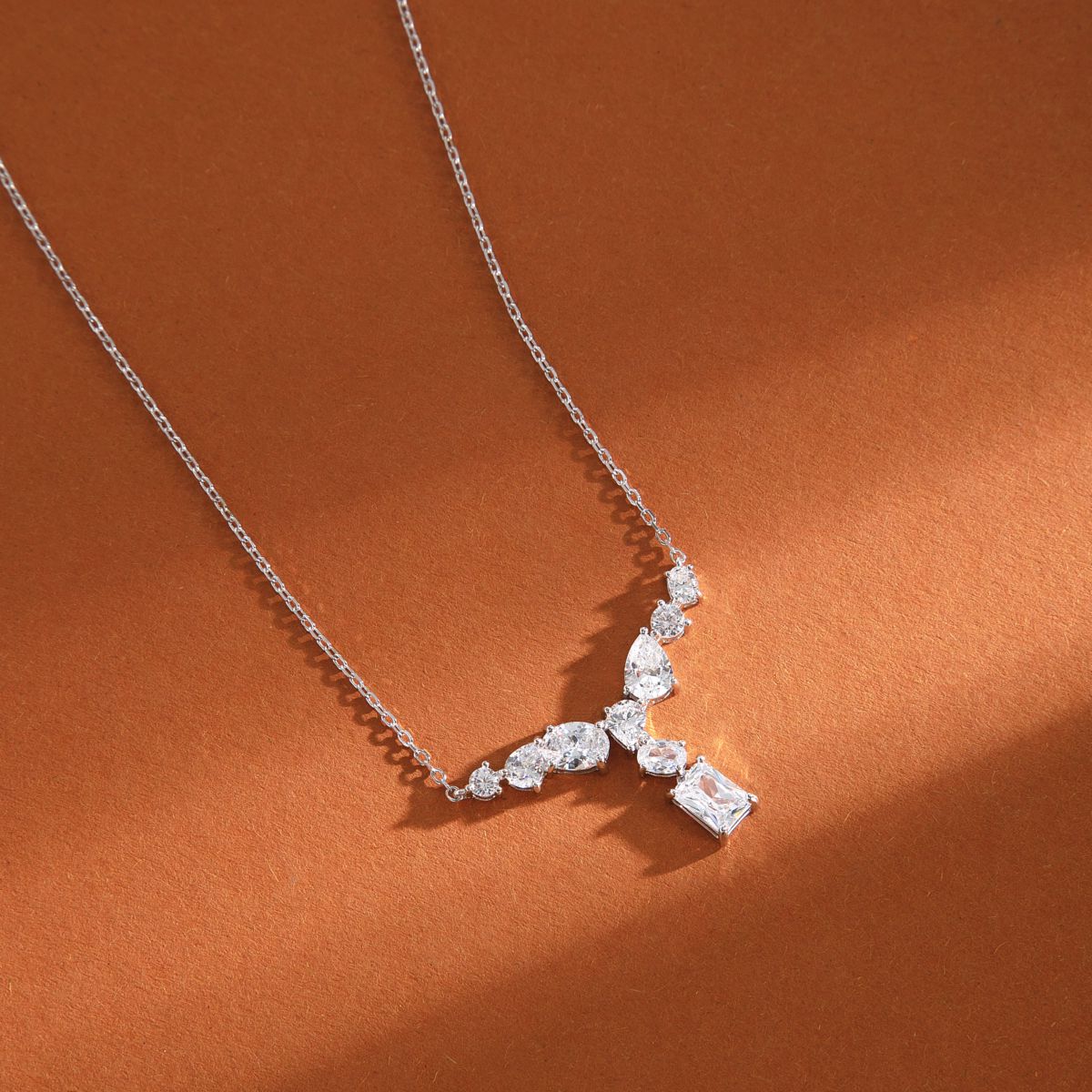 Collana Donna Morellato Riflessi Pendente a Y in Argento con Cubic Zirconia Bianchi SABC03 - Arena Gioielli - Morellato