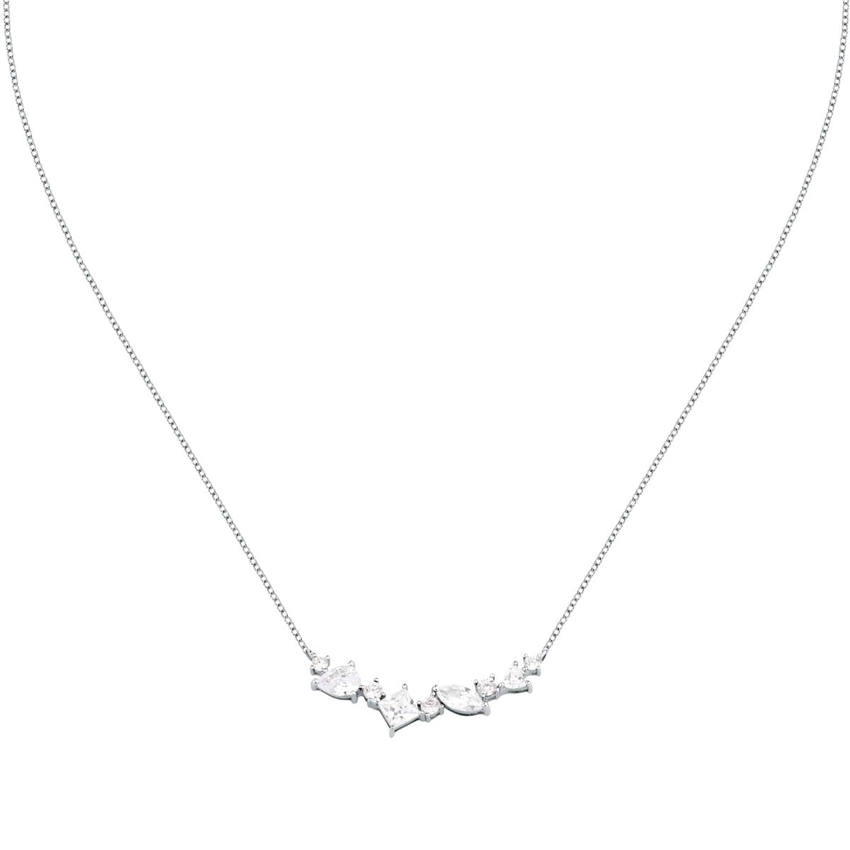 Collana Donna Morellato Riflessi Girocollo in Argento con Cubic Zirconia Bianchi SABC04 - Arena Gioielli - Morellato