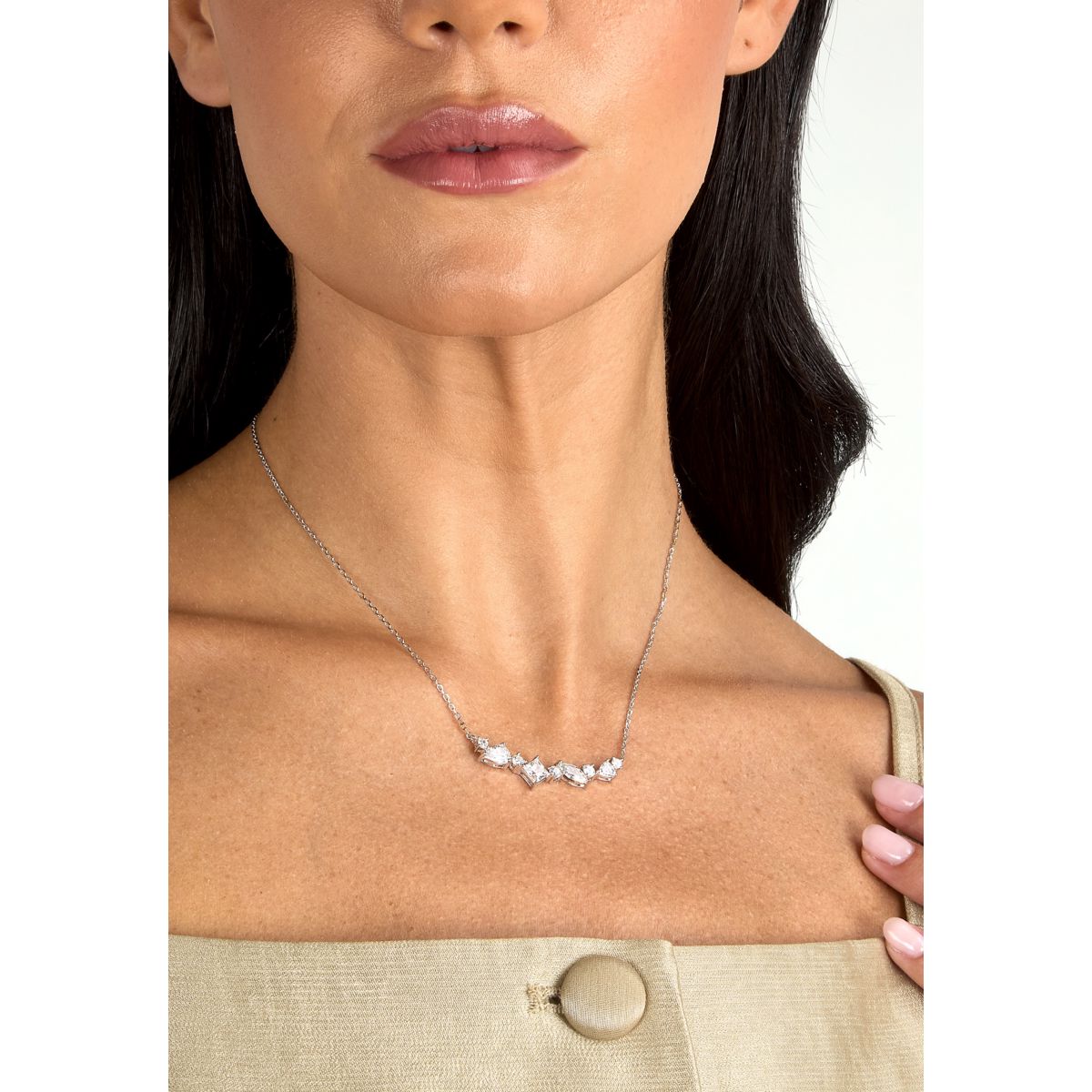 Collana Donna Morellato Riflessi Girocollo in Argento con Cubic Zirconia Bianchi SABC04 - Arena Gioielli - Morellato