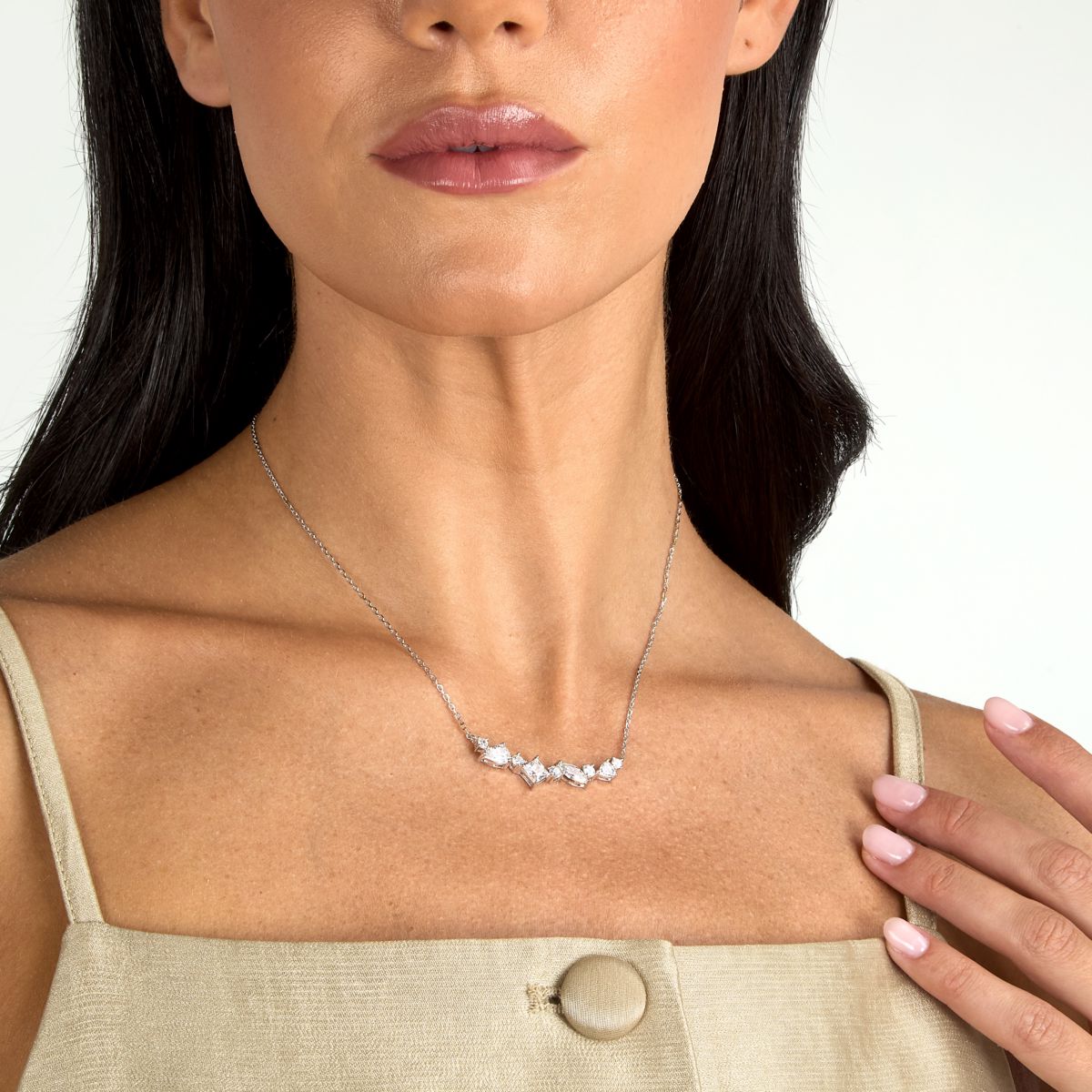 Collana Donna Morellato Riflessi Girocollo in Argento con Cubic Zirconia Bianchi SABC04 - Arena Gioielli - Morellato
