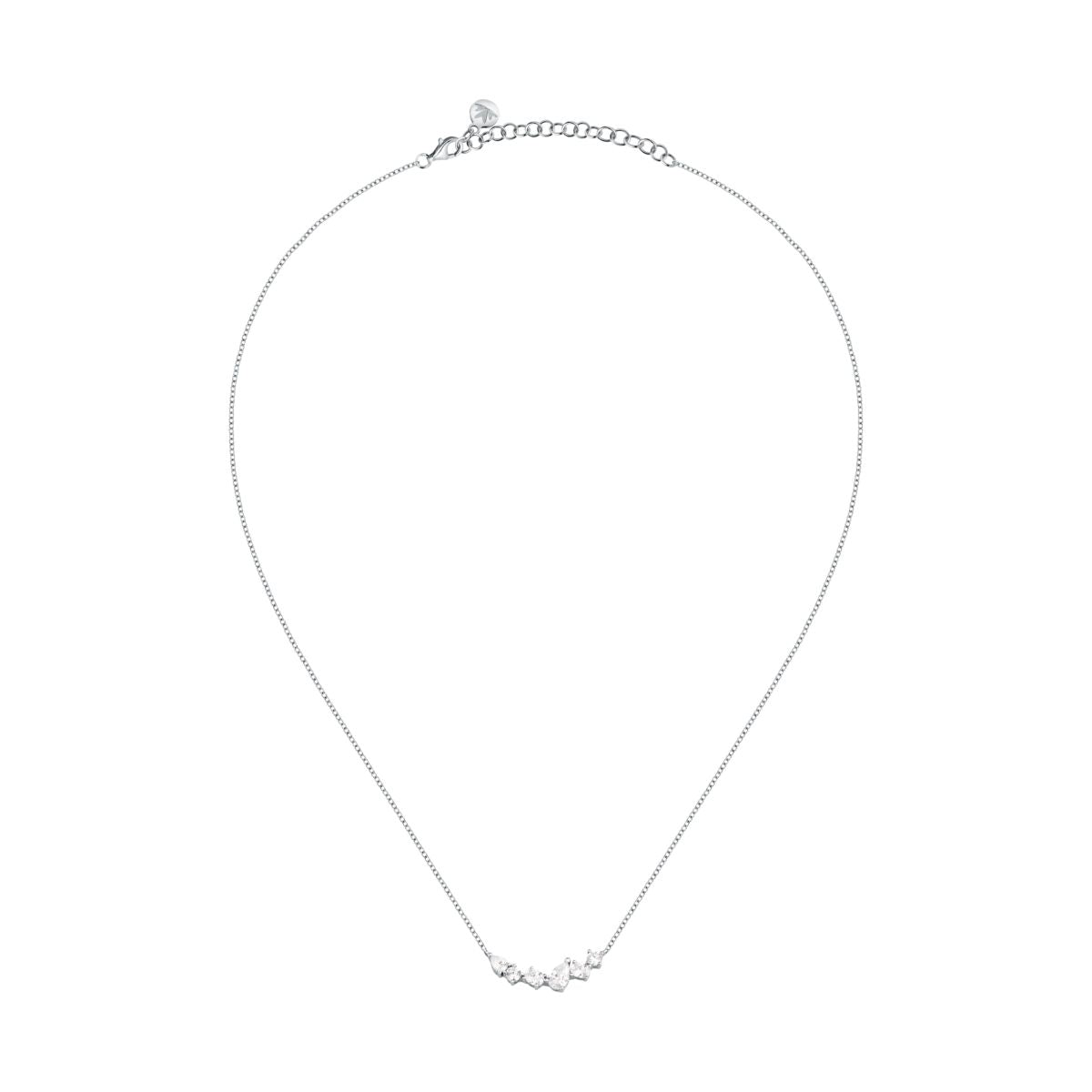 Collana Donna Morellato Riflessi Girocollo in Argento con Cubic Zirconia Bianchi SABC05 - Arena Gioielli