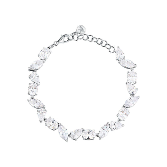 Bracciale Donna Morellato Riflessi in Argento Silver con Cubic Zirconia Bianchi SABC06 - Arena Gioielli  - Morellato
