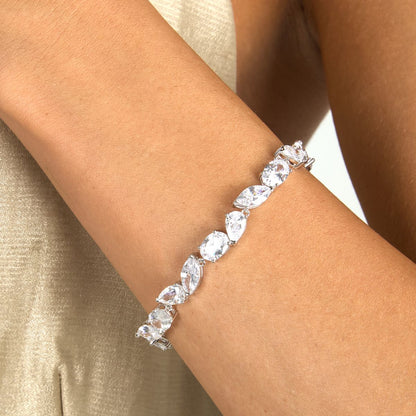 Bracciale Donna Morellato Riflessi in Argento Silver con Cubic Zirconia Bianchi SABC06