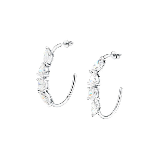 Orecchini Donna Morellato Riflessi a Cerchio in Argento con Cubic Zirconia Bianchi SABC07 - Arena Gioielli  - Morellato