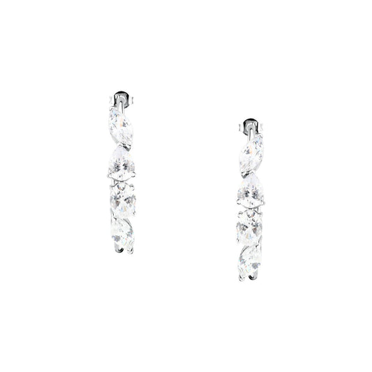 Orecchini Donna Morellato Riflessi a Cerchio in Argento con Cubic Zirconia Bianchi SABC07 - Arena Gioielli - Morellato