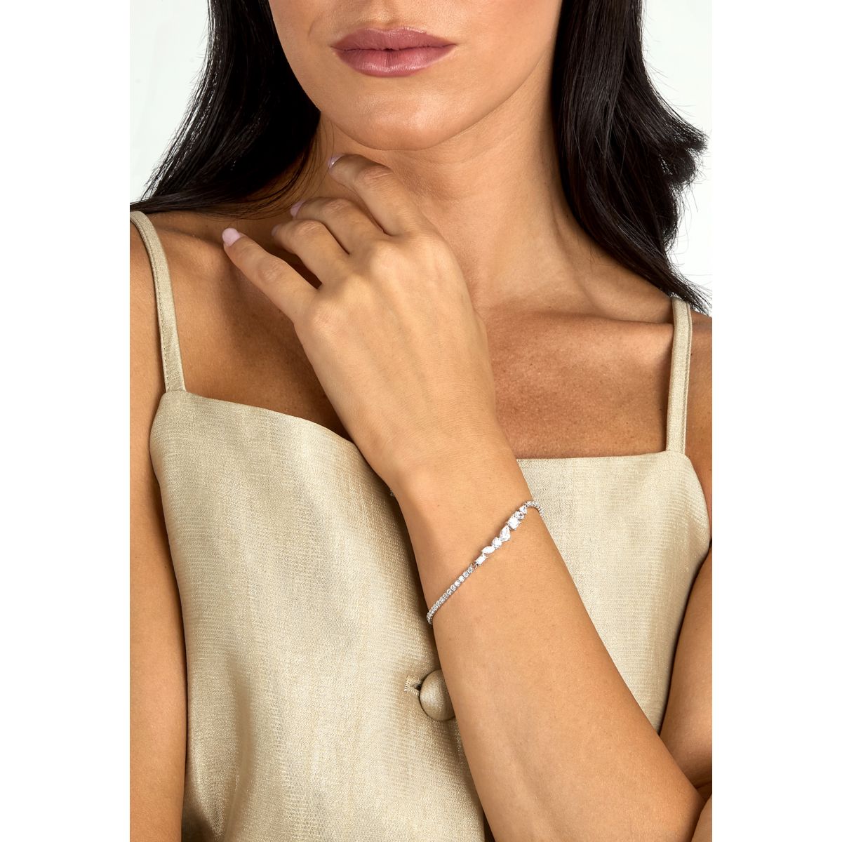 Bracciale Donna Morellato Riflessi Tennis in Argento Silver con Cubic Zirconia Bianchi SABC13 - Morellato