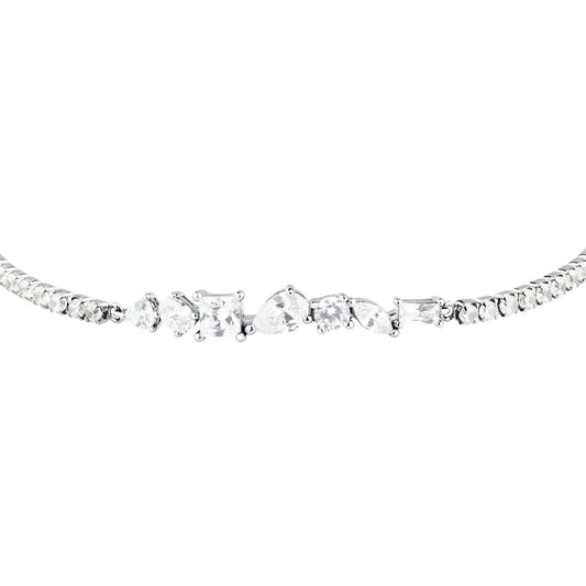 Bracciale Donna Morellato Riflessi Tennis in Argento Silver con Cubic Zirconia Bianchi SABC13 - Arena Gioielli  - Morellato