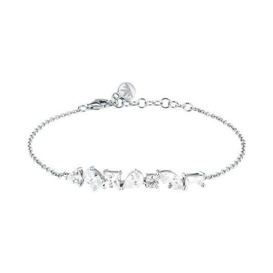 Bracciale Donna Morellato Riflessi in Argento Silver con Cubic Zirconia Bianchi SABC14 - Arena Gioielli  - Morellato