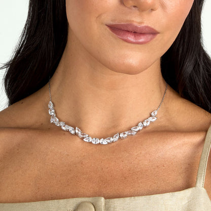 Collana Donna Morellato Riflessi Girocollo in Argento con Cubic Zirconia Bianchi SABC17 - Arena Gioielli