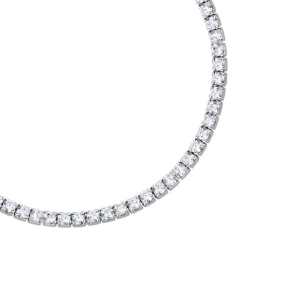 Bracciale Donna Morellato Infinito Tennis in Argento con Cubic Zirconia Bianchi SABD02
