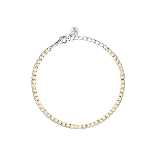Bracciale Donna Morellato Infinito Tennis in Argento con Cubic Zirconia Gialli SABD06 - Arena Gioielli - Morellato