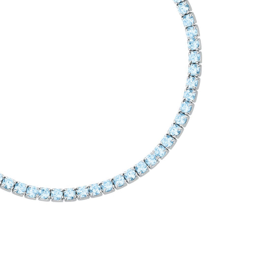 Bracciale Donna Morellato Infinito Tennis in Argento con Cubic Zirconia Blu SABD09 - Arena Gioielli - Morellato