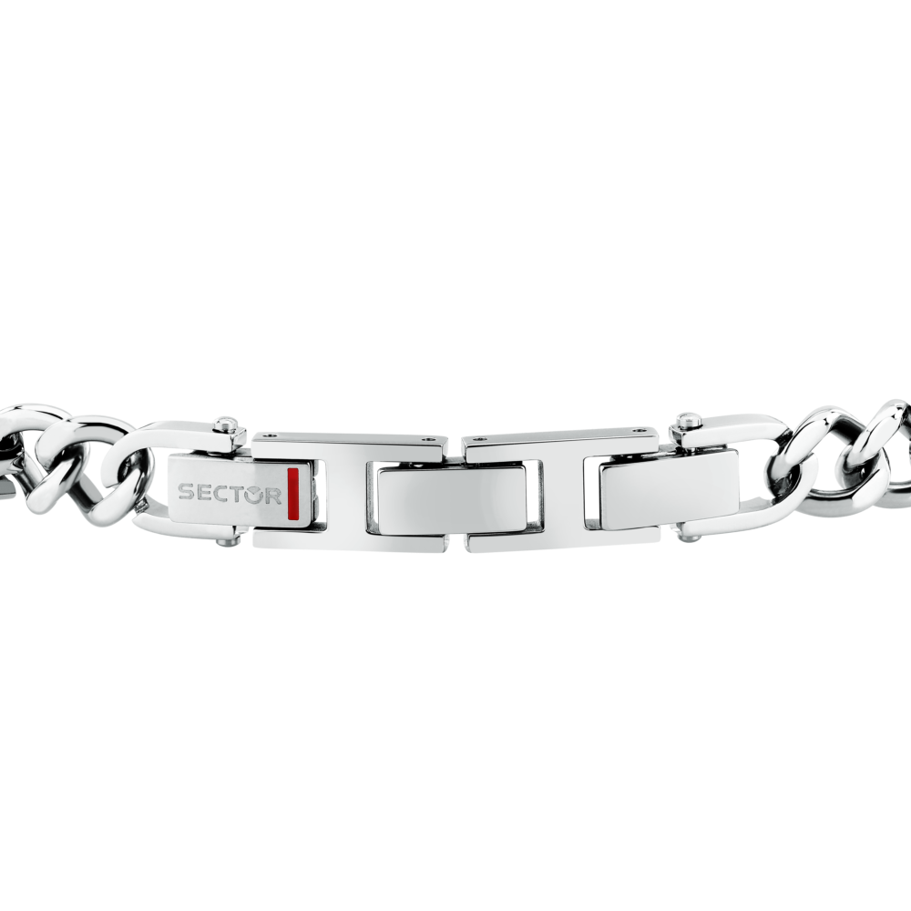 Bracciale Uomo Sector Ceramic a Catena in Acciaio Blu e Silver SAFR65 - Sector