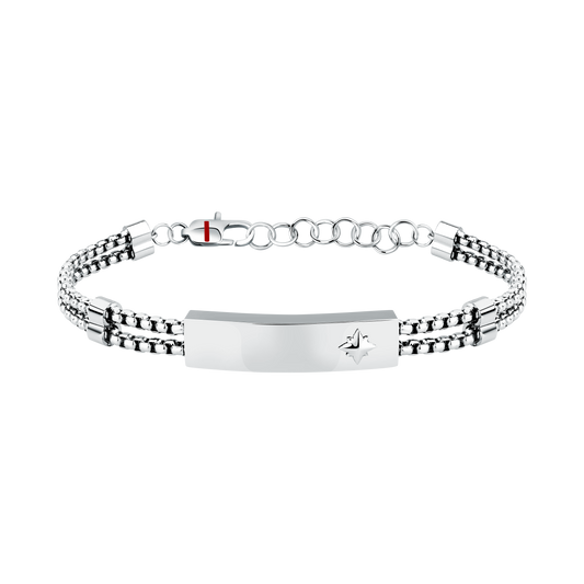 Bracciale Uomo Sector Marine Rosa dei Venti Acciaio SAGJ48 - Arena Gioielli - Sector
