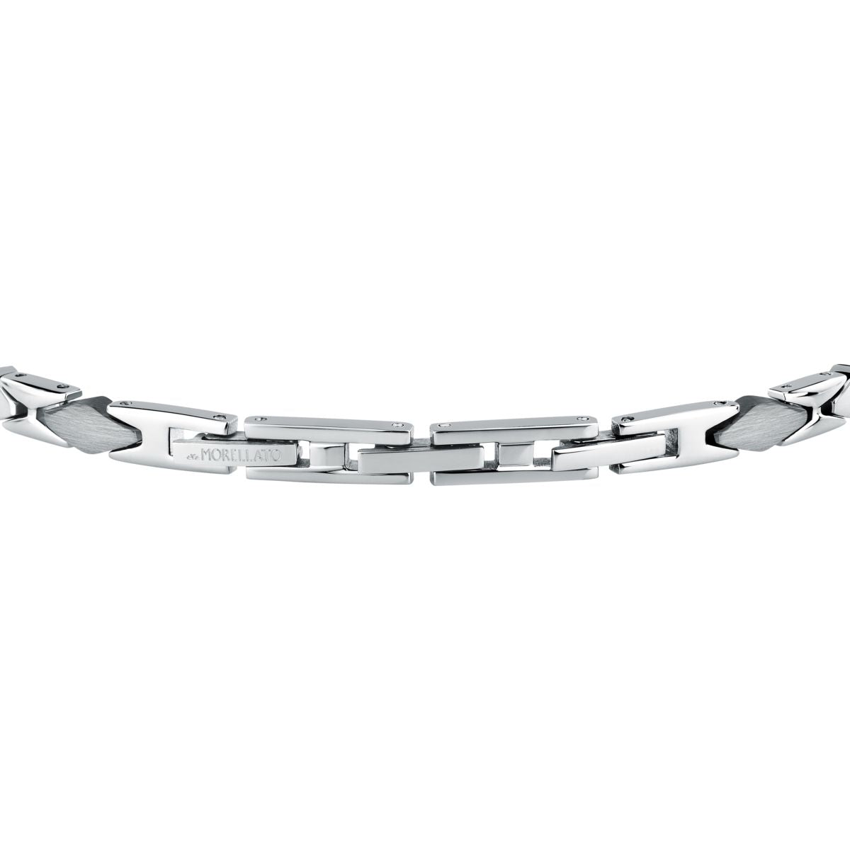 Bracciale Uomo Morellato Motown SALS131 a Catena in Acciaio Silver 18+3,5 cm - Morellato